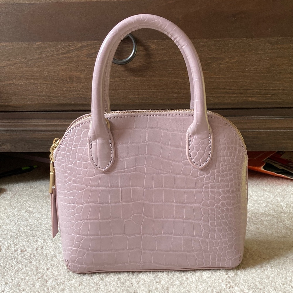 Betsy Johnson Crocodile-Embossed Handbag
